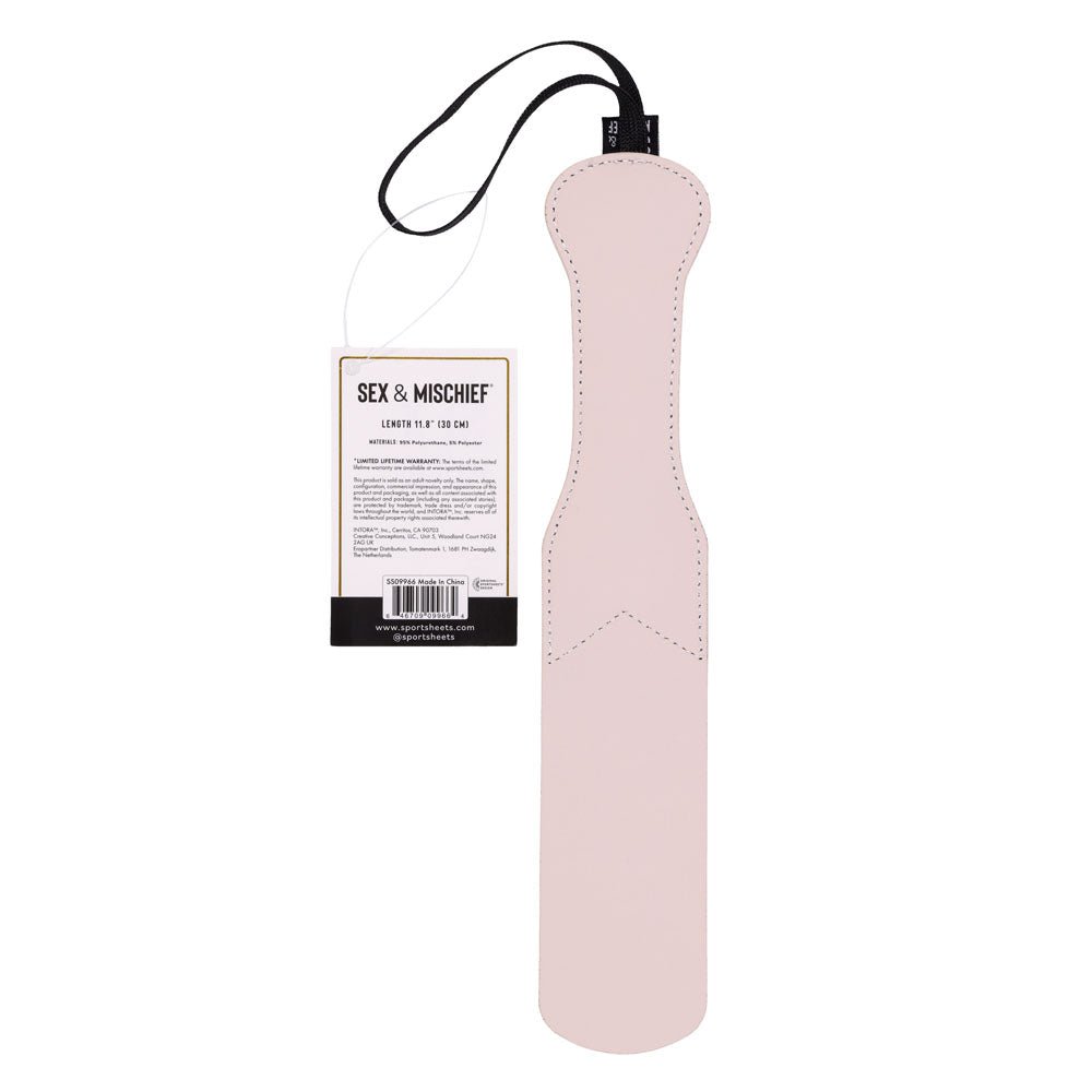 Sex & Mischief Peaches n CreaMe Impression Paddle - Peach Spanking Paddle - silkandsin