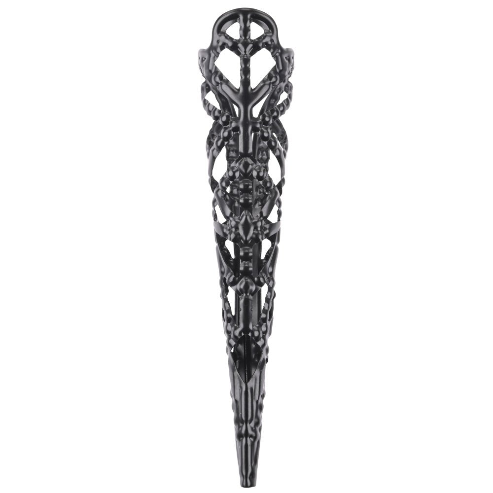 Sex & Mischief Sensory Fingertips - Black - Black - Set of 5 - silkandsin