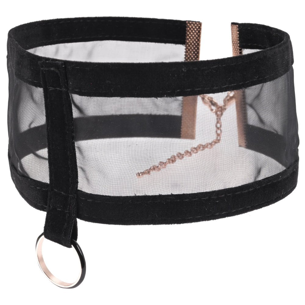 Sex & Mischief Sheer Day Collar - Black Collar - silkandsin