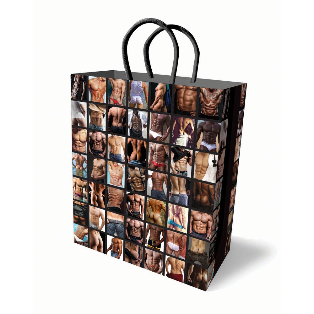 Sexy Guys Gift Bag - Novelty Gift Bag - Silk and Sin