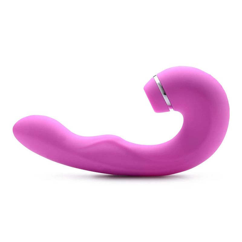 Shegasm 5 Star 10X Tapping G-Spot Vibe w Suction Pink - Silk and Sin