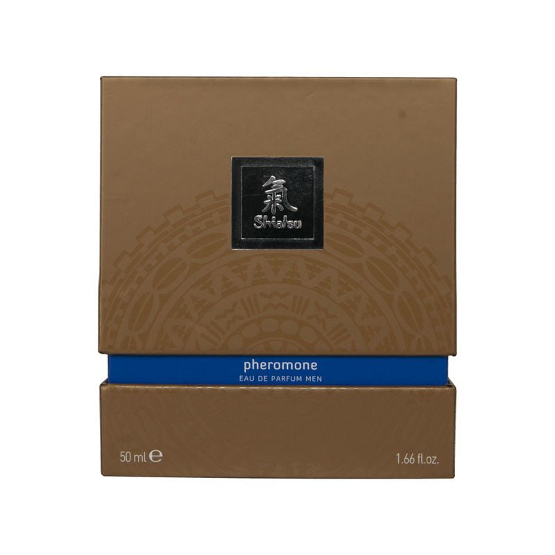Shiatsu Pheromone Eau De Parfum Men - Dark Blue - Pheromone Fragrance for Men - 50 ml - Silk and Sin