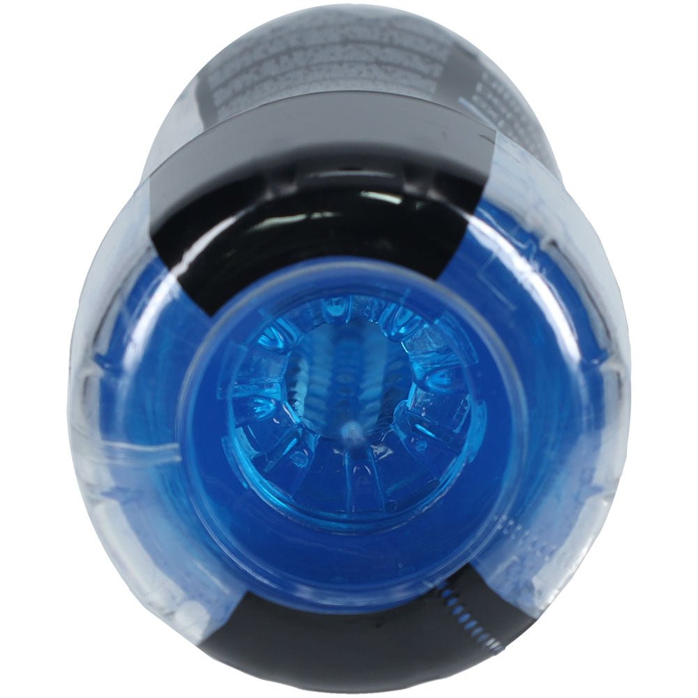 SHOTS Easy Rider - Blue - Blue Vagina Stroker - silkandsin