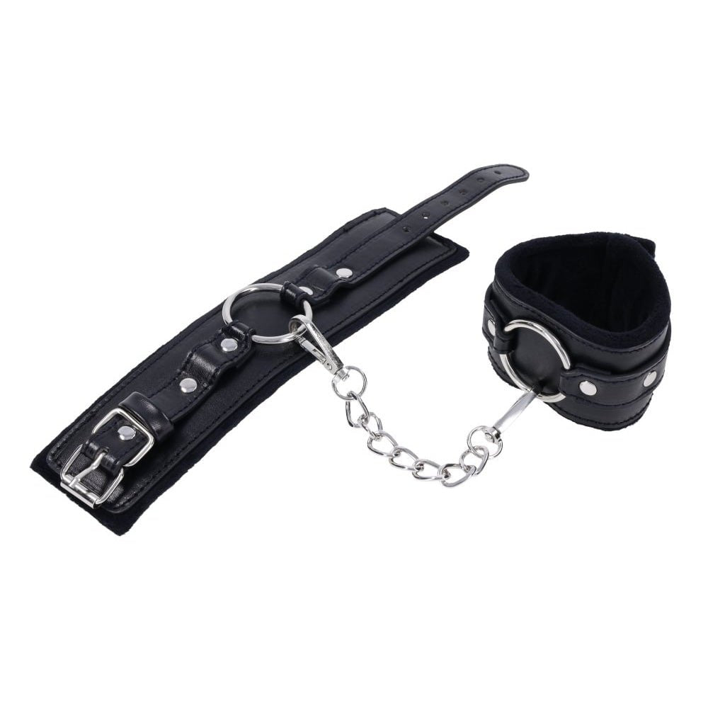 S&M Shadow Handcuffs - Black Restraints - Silk and Sin