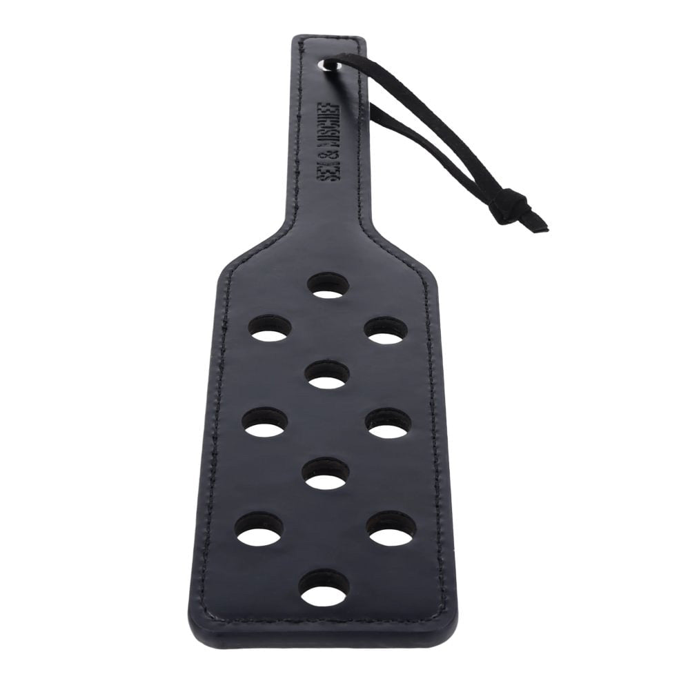 S&M Shadow Paddle - Black Spanking Paddle - Silk and Sin