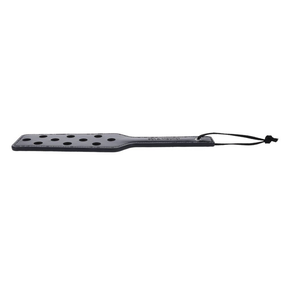 S&M Shadow Paddle - Black Spanking Paddle - Silk and Sin