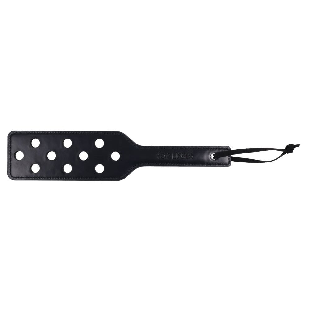 S&M Shadow Paddle - Black Spanking Paddle - Silk and Sin