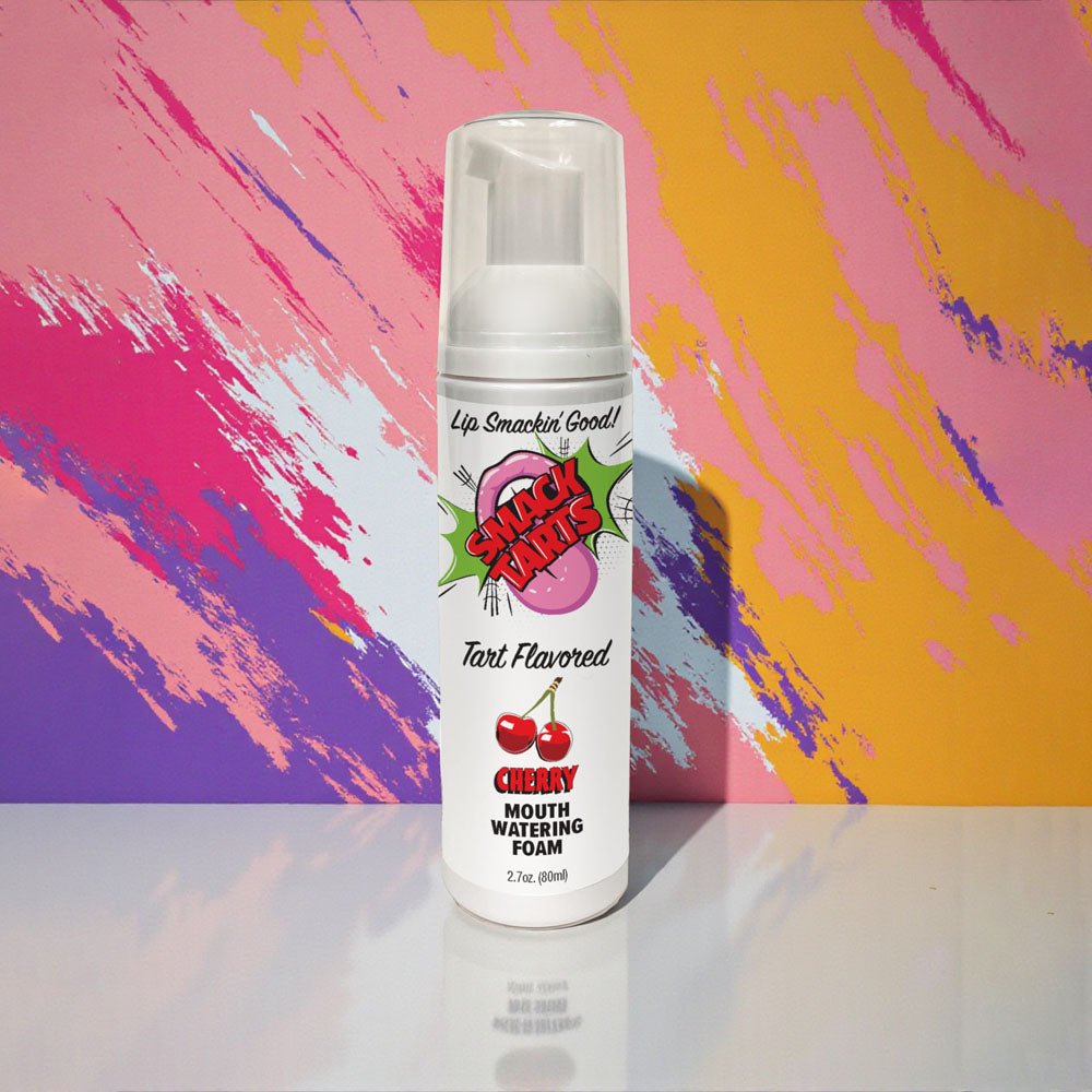 Smack Tarts Mouthwatering Foam - Cherry - Sour Cherry Flavoured - 80 ml Bottle - silkandsin