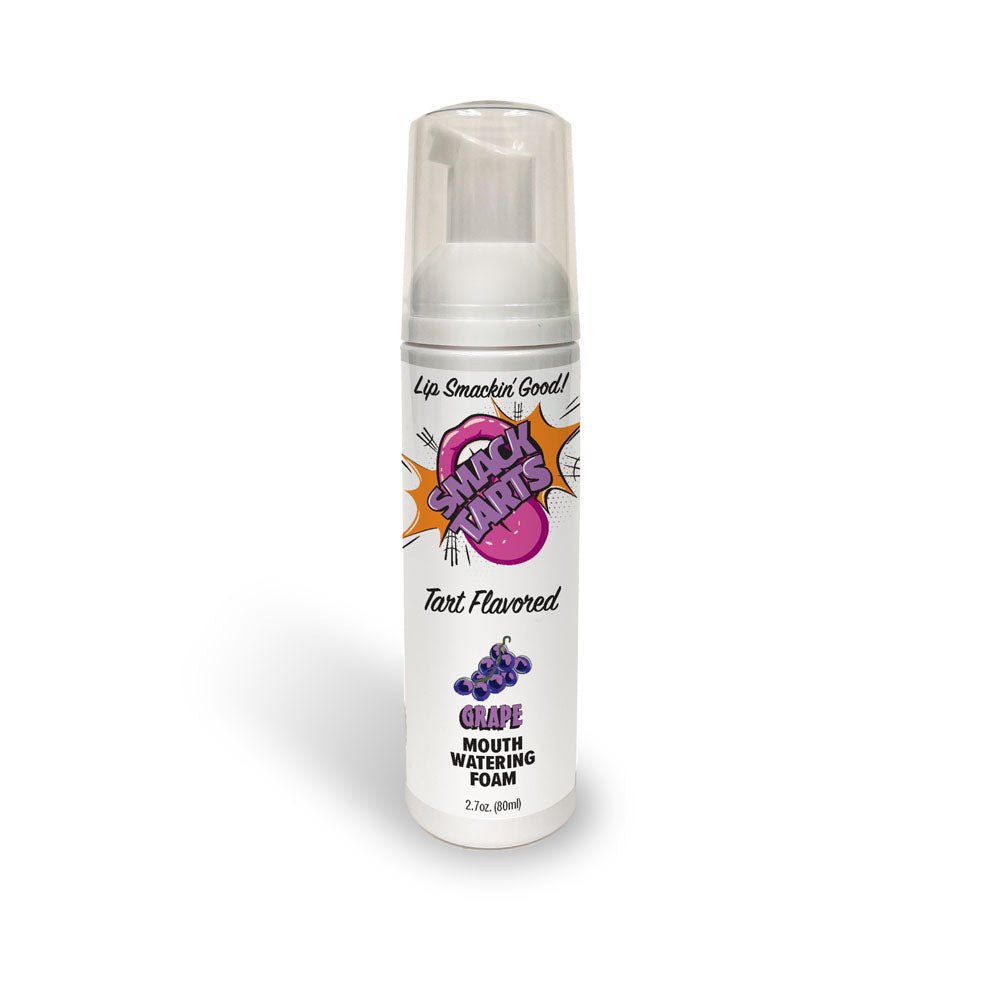 Smack Tarts Mouthwatering Foam - Grape - Sour Grape Flavoured - 80 ml Bottle - silkandsin