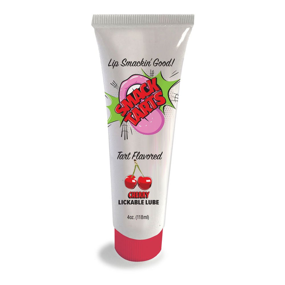 Smack Tarts - Sour Cherry - Sour Cherry Flavoured Lubricant - 120 ml Tube - silkandsin