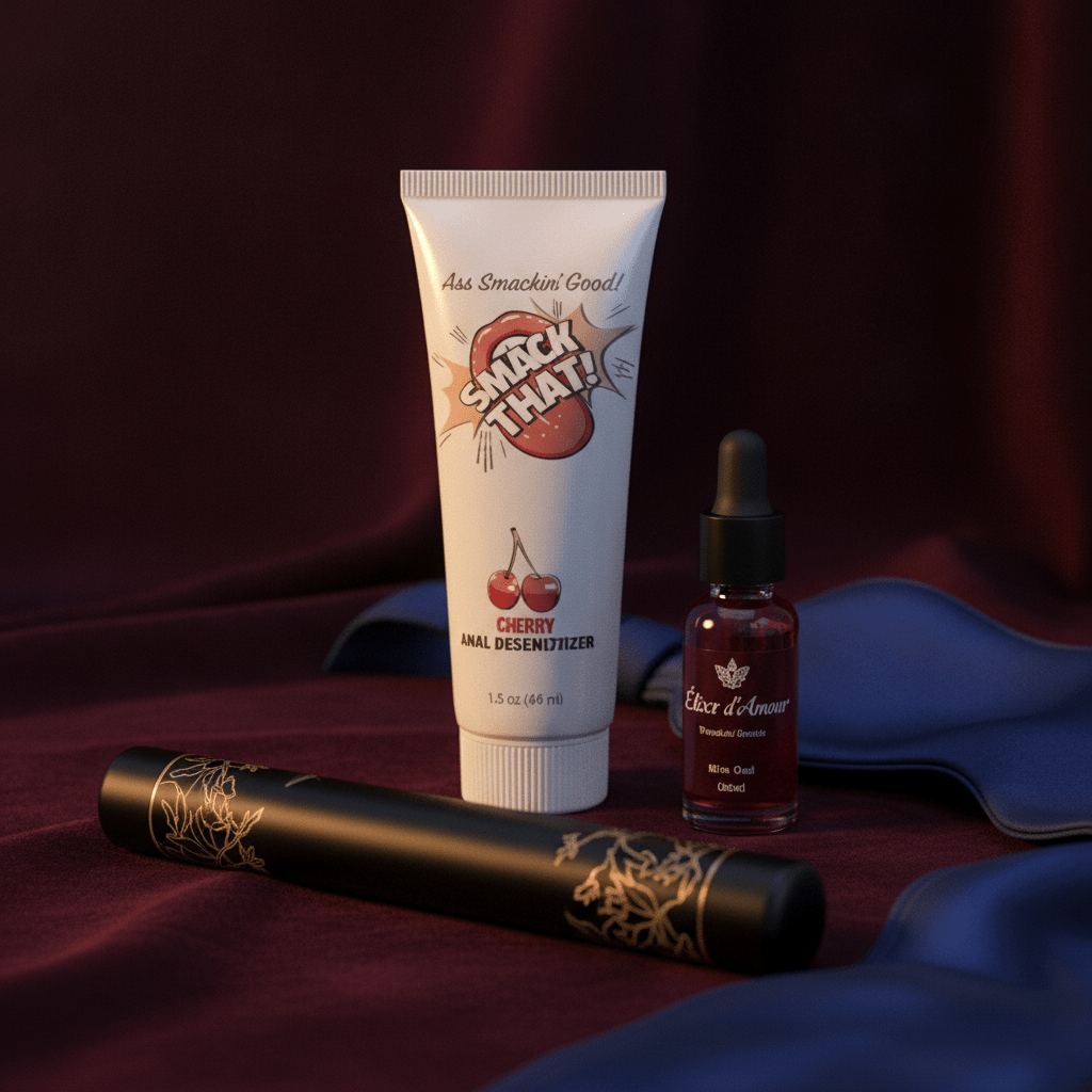 Smack That! Anal Desensitiser - Cherry - Cherry Flavoured Anal Desensitiser - 44 ml Tube - Silk and Sin