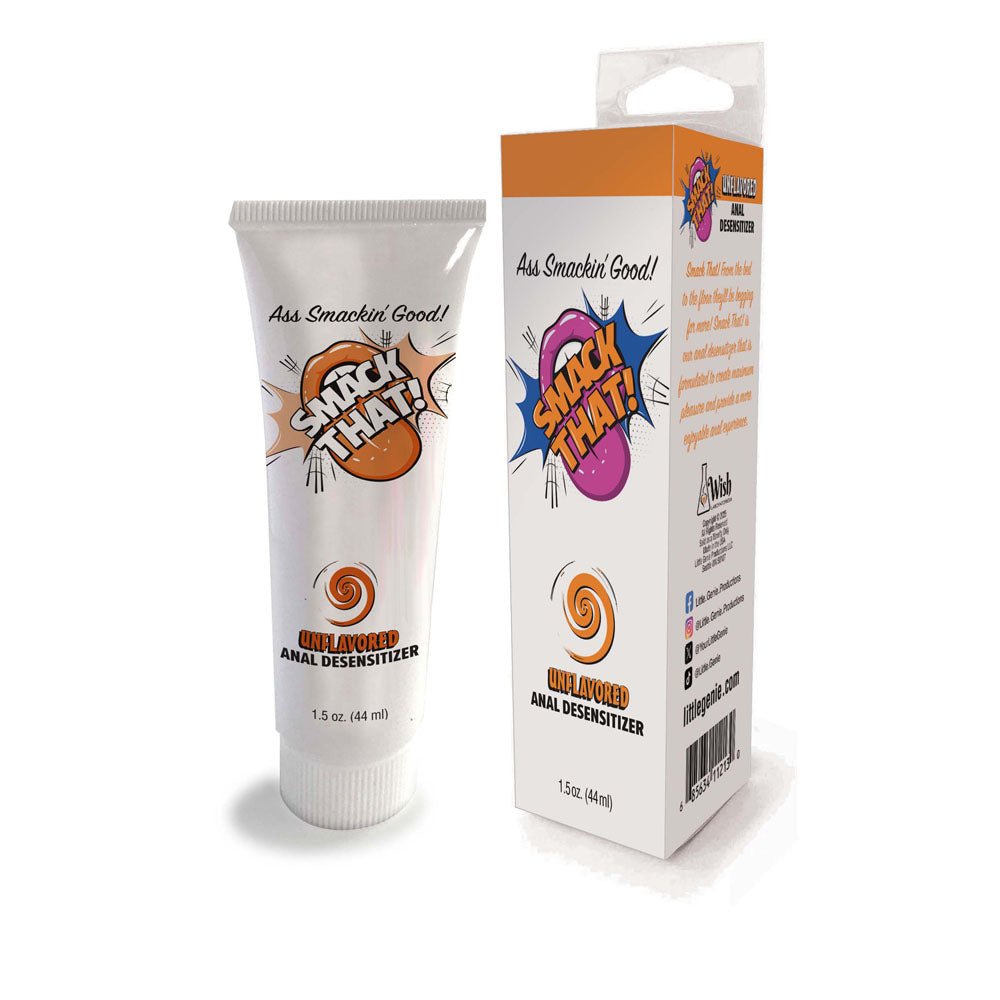 Smack That! Anal Desensitiser - Unflavoured - Unflavoured Anal Desensitiser - 44 ml Tube - silkandsin