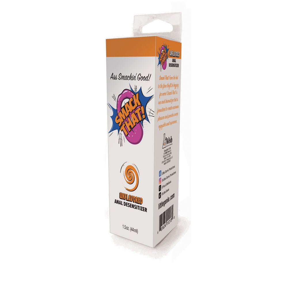 Smack That! Anal Desensitiser - Unflavoured - Unflavoured Anal Desensitiser - 44 ml Tube - silkandsin