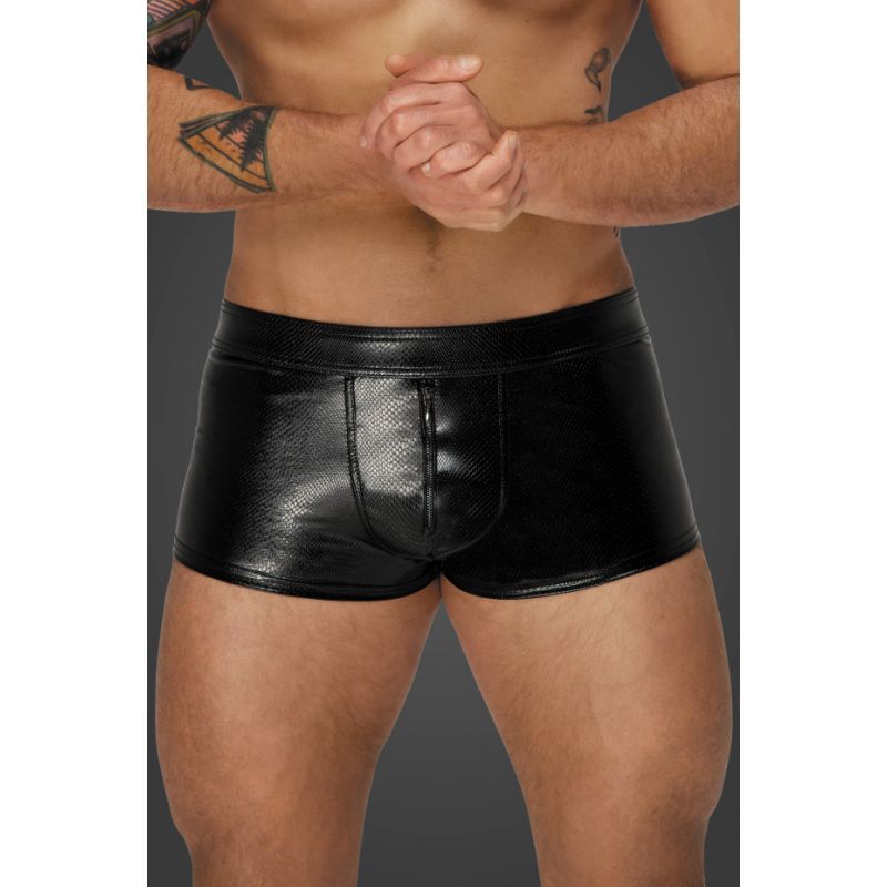 Snake Wetlook Short Shorts - Silk and Sin