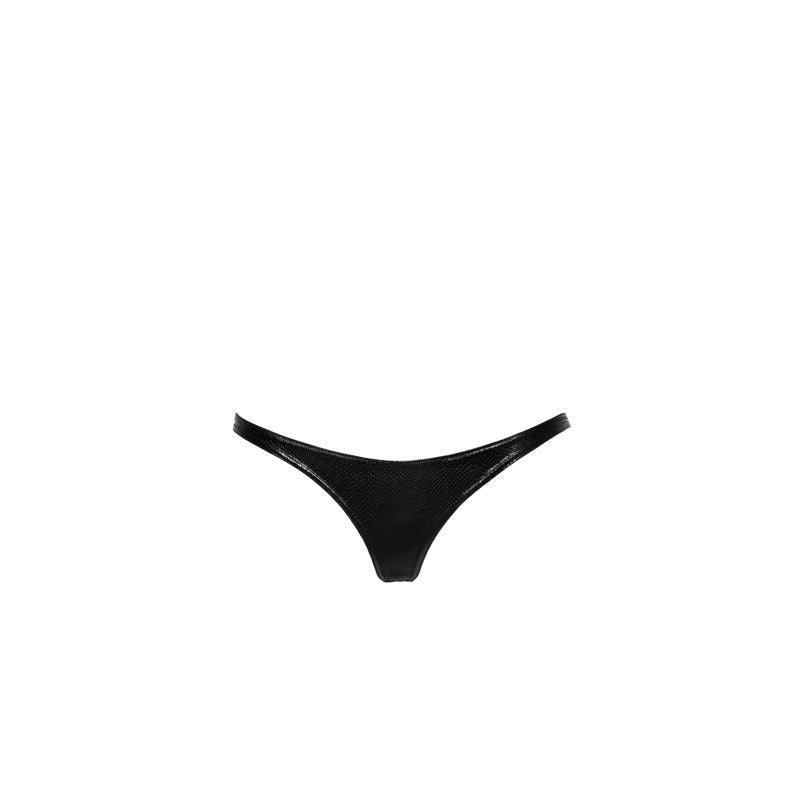 Snake Wetlook Thong - Silk and Sin