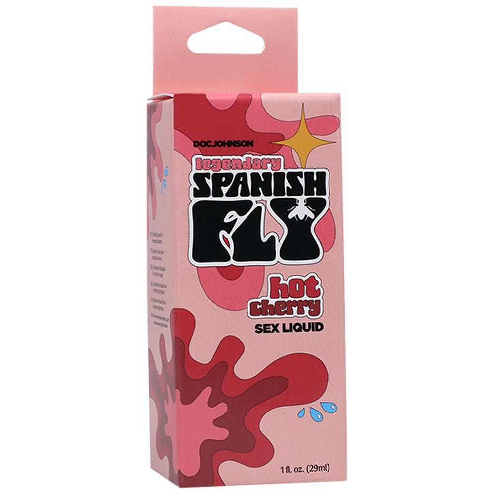 Spanish Fly Sex Liquid - Hot Cherry - Aphrodisiac Enhancer - 29 ml Bottle - Silk and Sin
