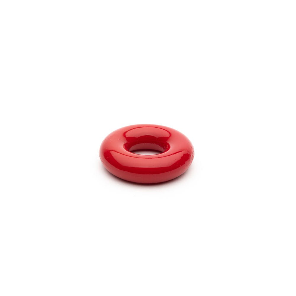 Sport Fucker Rubber Cockring - Red Cock Ring - silkandsin
