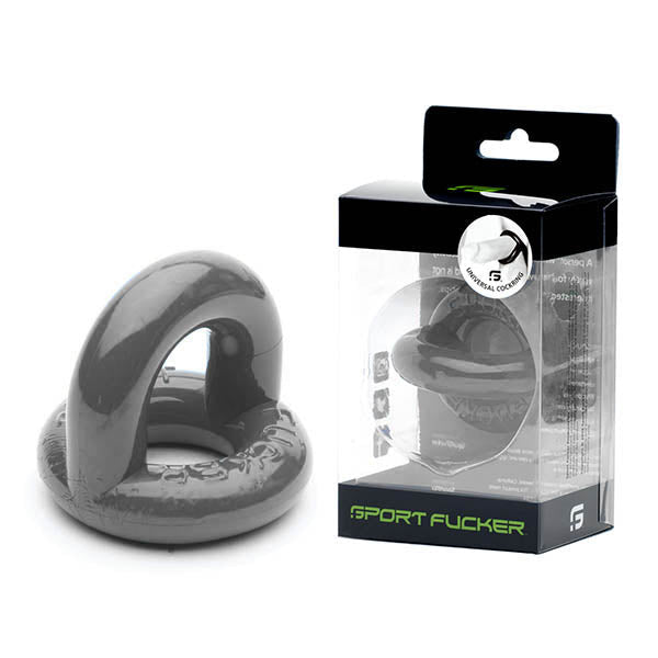 Sport Fucker Universal Cock Ring - Grey Cock & Balls Ring - silkandsin