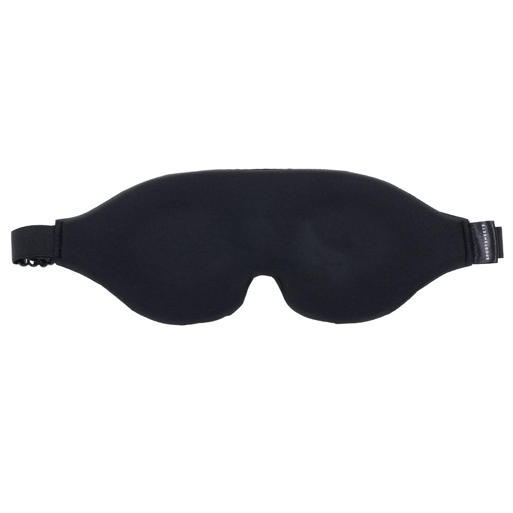 SPORTSHEETS Blackout Blindfold - Black Eye Mask - silkandsin