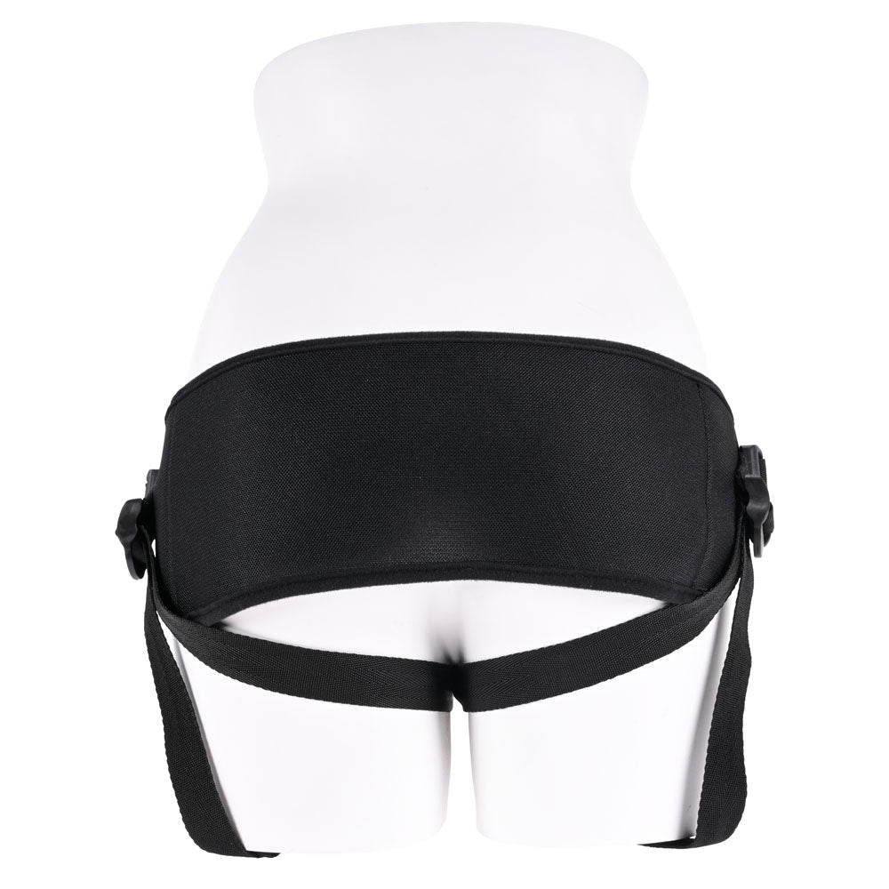 SPORTSHEETS Breathable Strap On - Black Adjustable Strap - On Harness (No Probe Included) - silkandsin