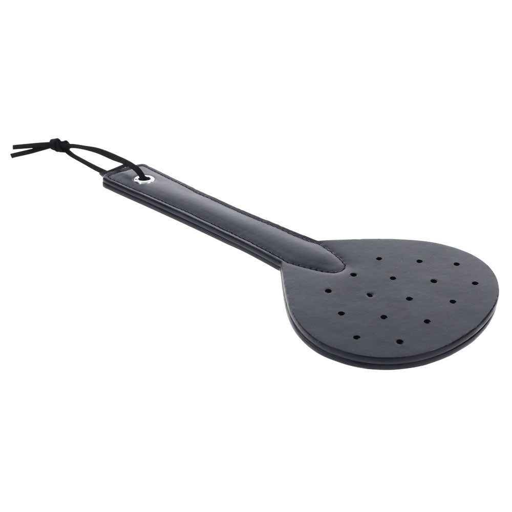 SPORTSHEETS Swift Spanker - Black Spanking Paddle - silkandsin