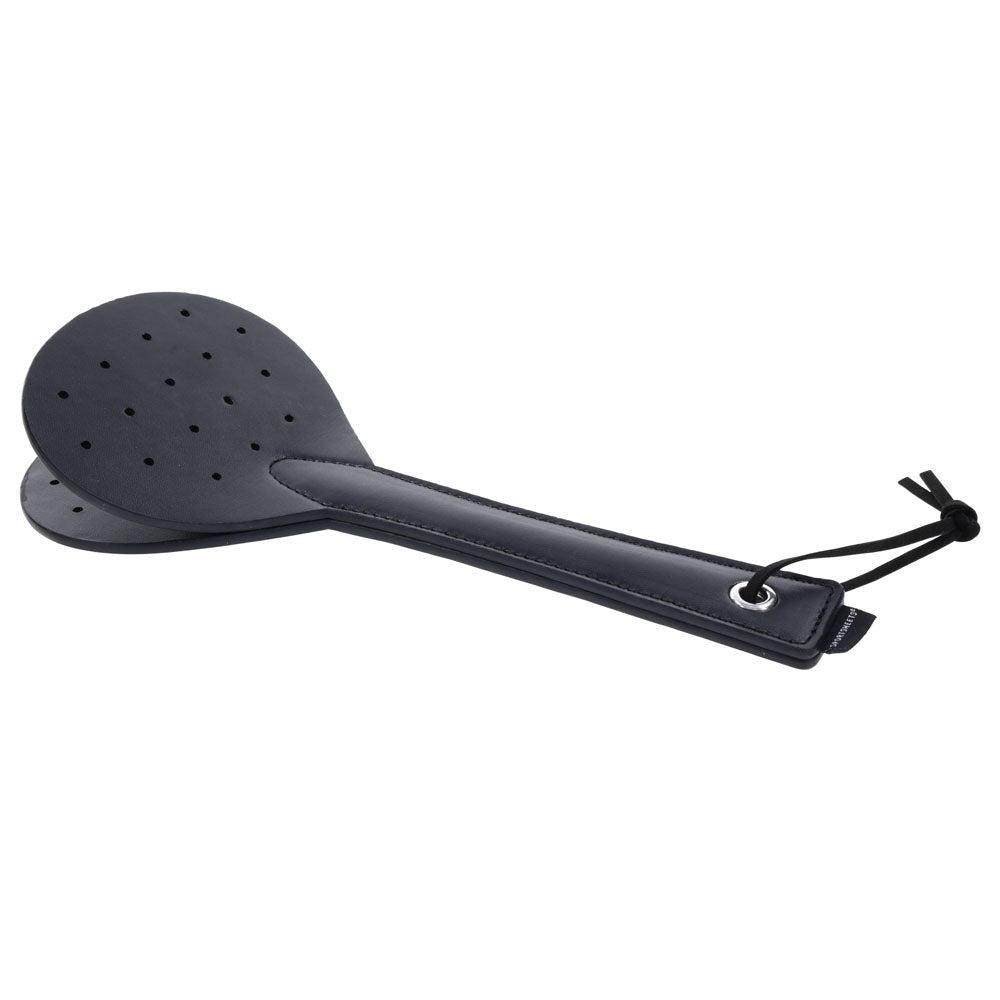 SPORTSHEETS Swift Spanker - Black Spanking Paddle - silkandsin
