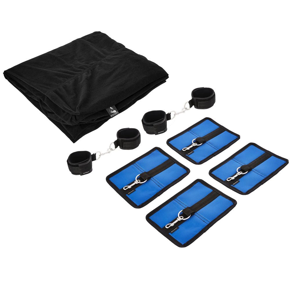 SPORTSHEETS The Sportsheet - Queen - Bed Restraint Play System - Fits Queen Size Bed - silkandsin