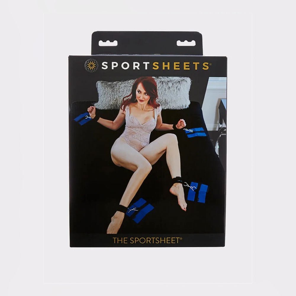 SPORTSHEETS The Sportsheet - Queen - Bed Restraint Play System - Fits Queen Size Bed - silkandsin
