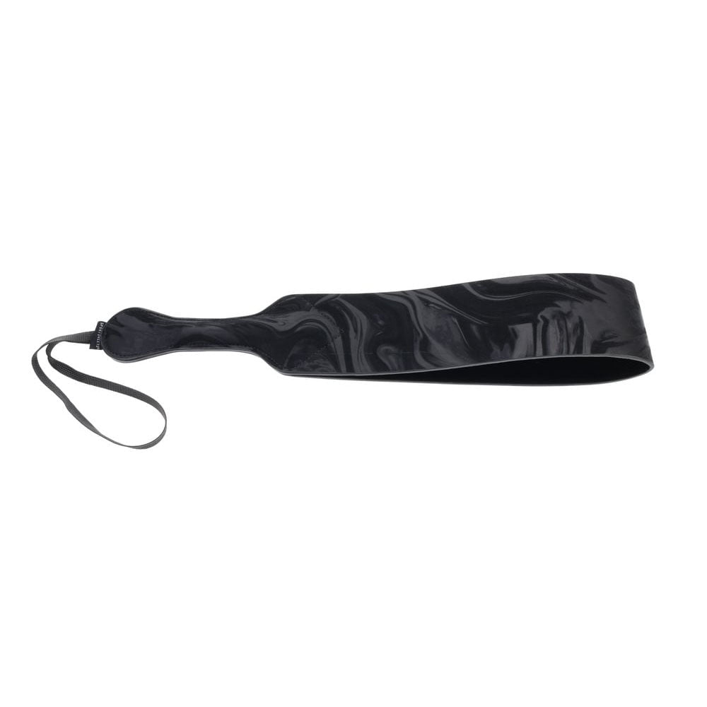 SPORTSHEETS Velvet Noir Loop Paddle - Black 42 cm Paddle - silkandsin