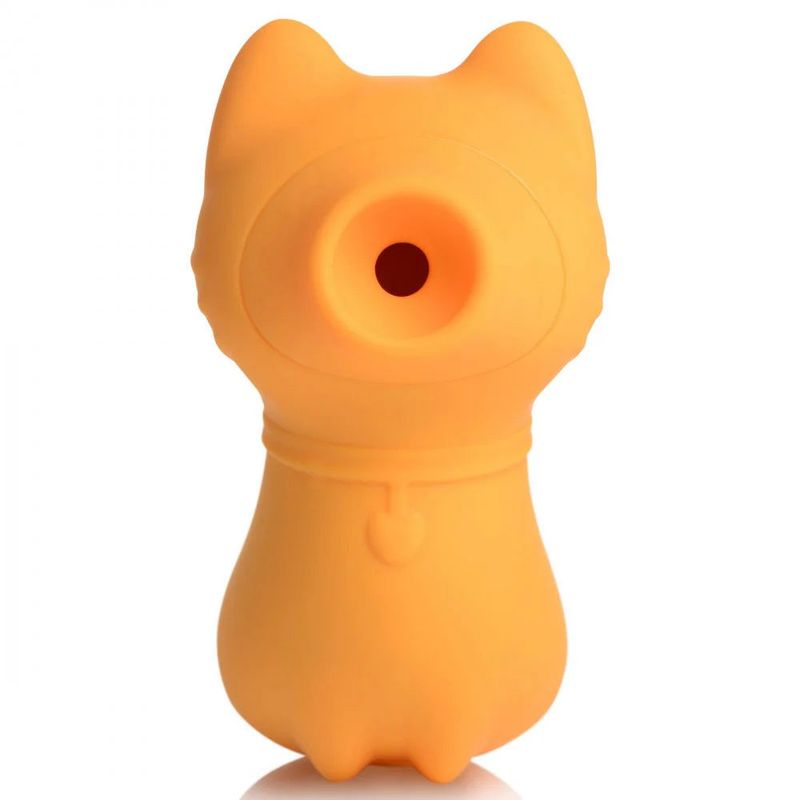 Sucky Kitty 7X Clitoral Stimulator Orange - Silk and Sin