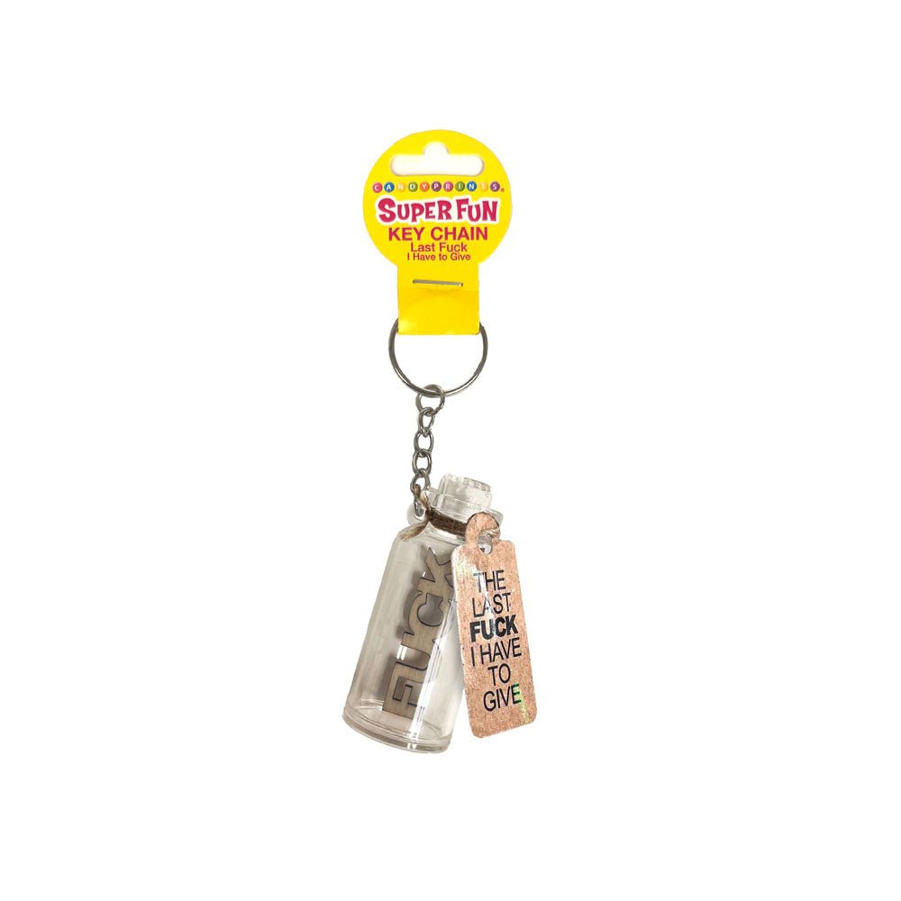 Super Fun Key Chain - Last Fuck I Have To Give - Novelty Keychain - silkandsin