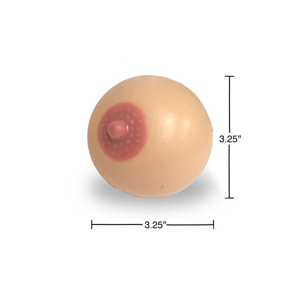 Super Fun Squishy Boobs - Counter Display - Boobie Stress Balls - Counter Display of 12 - Silk and Sin