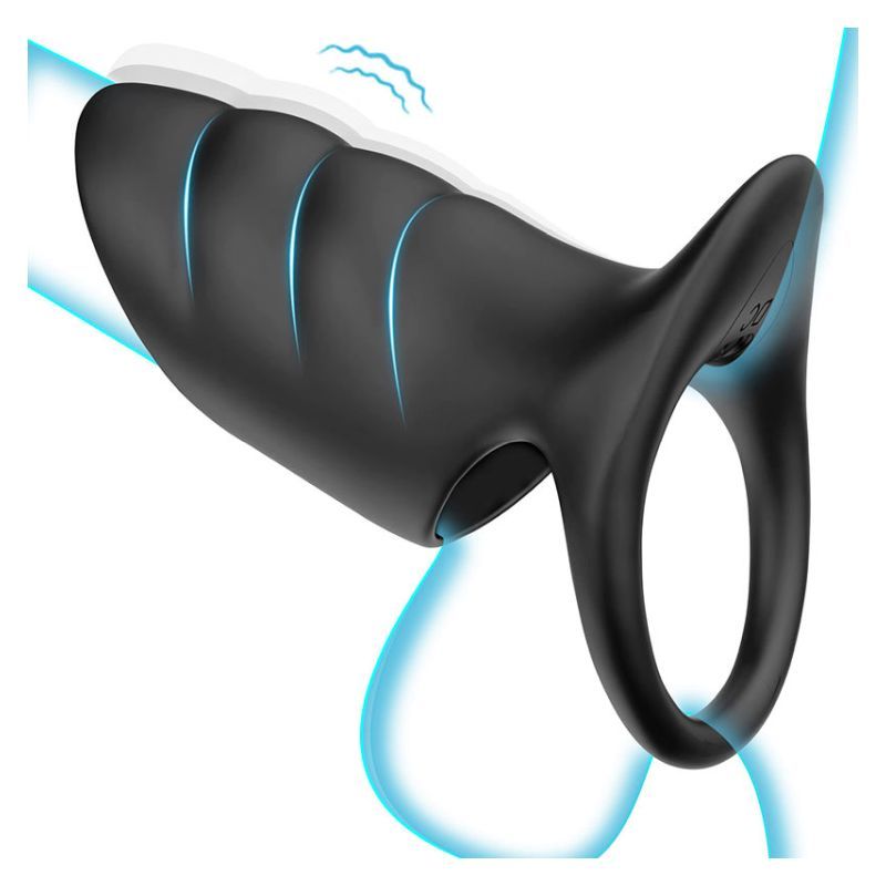 Surge Vibrating Penis Sleeve Cock Ring - Silk and Sin