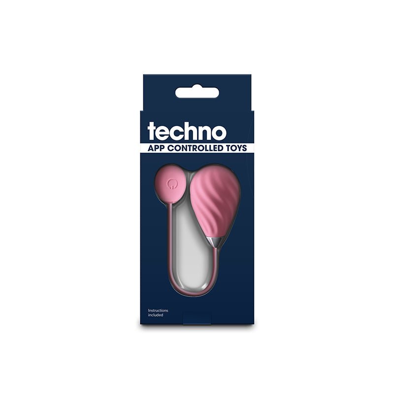 Techno - Kandi - Pink USB Rechargeable Vibrating Egg with App Control - Silk and Sin