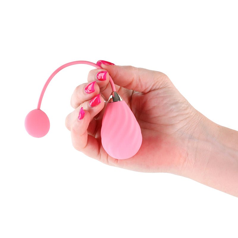 Techno - Kandi - Pink USB Rechargeable Vibrating Egg with App Control - Silk and Sin