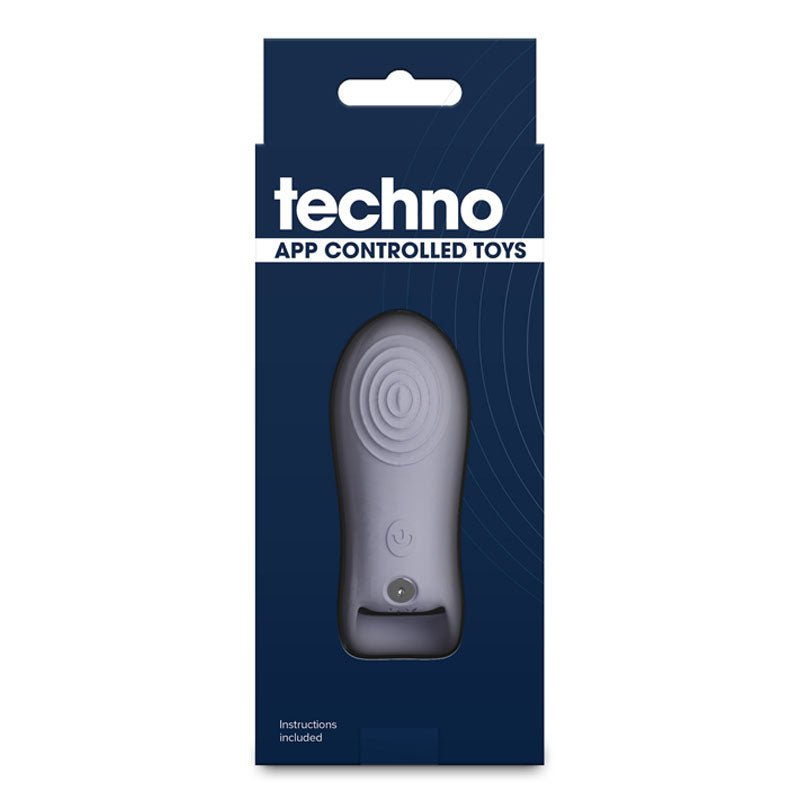 Techno - Molly - Grey USB Rechargeable Finger Stimulator with App Control - Silk and Sin