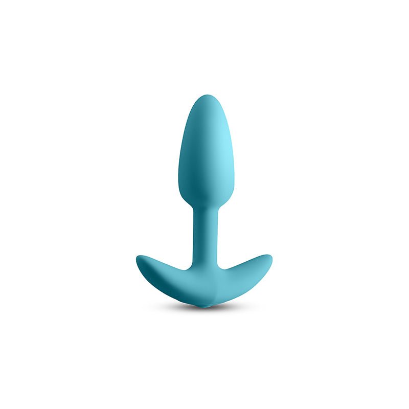 Techno - Trance - Blue 10.9 cm USB Rechargeable Butt Plug with App Control - Silk and Sin