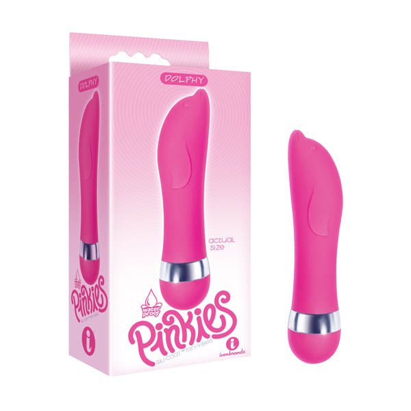 The 9's Pinkies, Dolphy - Pink 11.4 cm (4.5'') Vibrator - Silk and Sin
