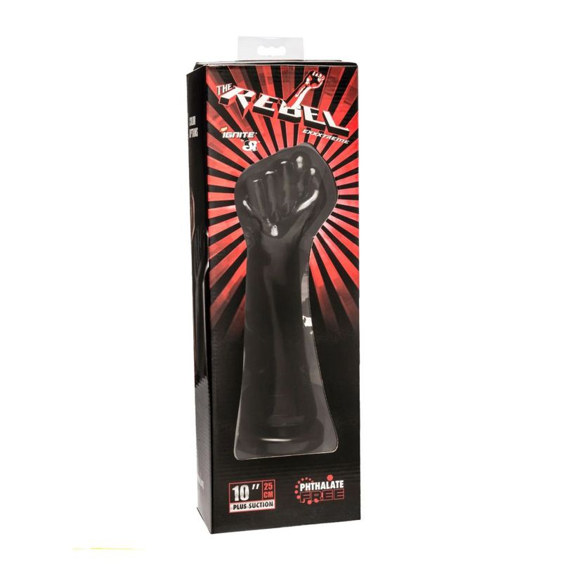The Rebel Fist Black - Silk and Sin