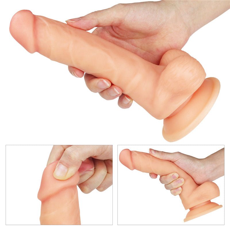 The Ultra Soft Dude - Flesh 20.3 cm (8'') Dong - Silk and Sin