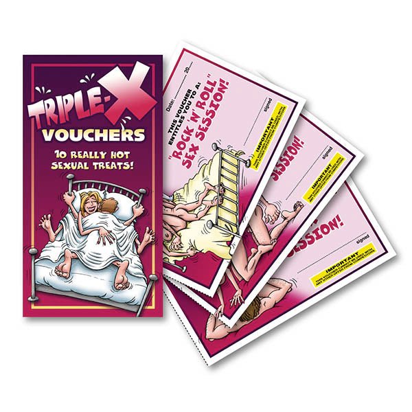 Triple - X Vouchers - Set of 10 Vouchers - silkandsin
