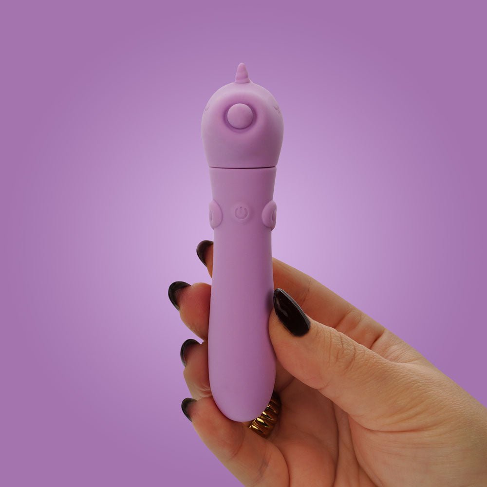 Unihorn - USB Bullet - Karma Lilac - Lilac USB Rechargeable Vibrating Bullet - silkandsin