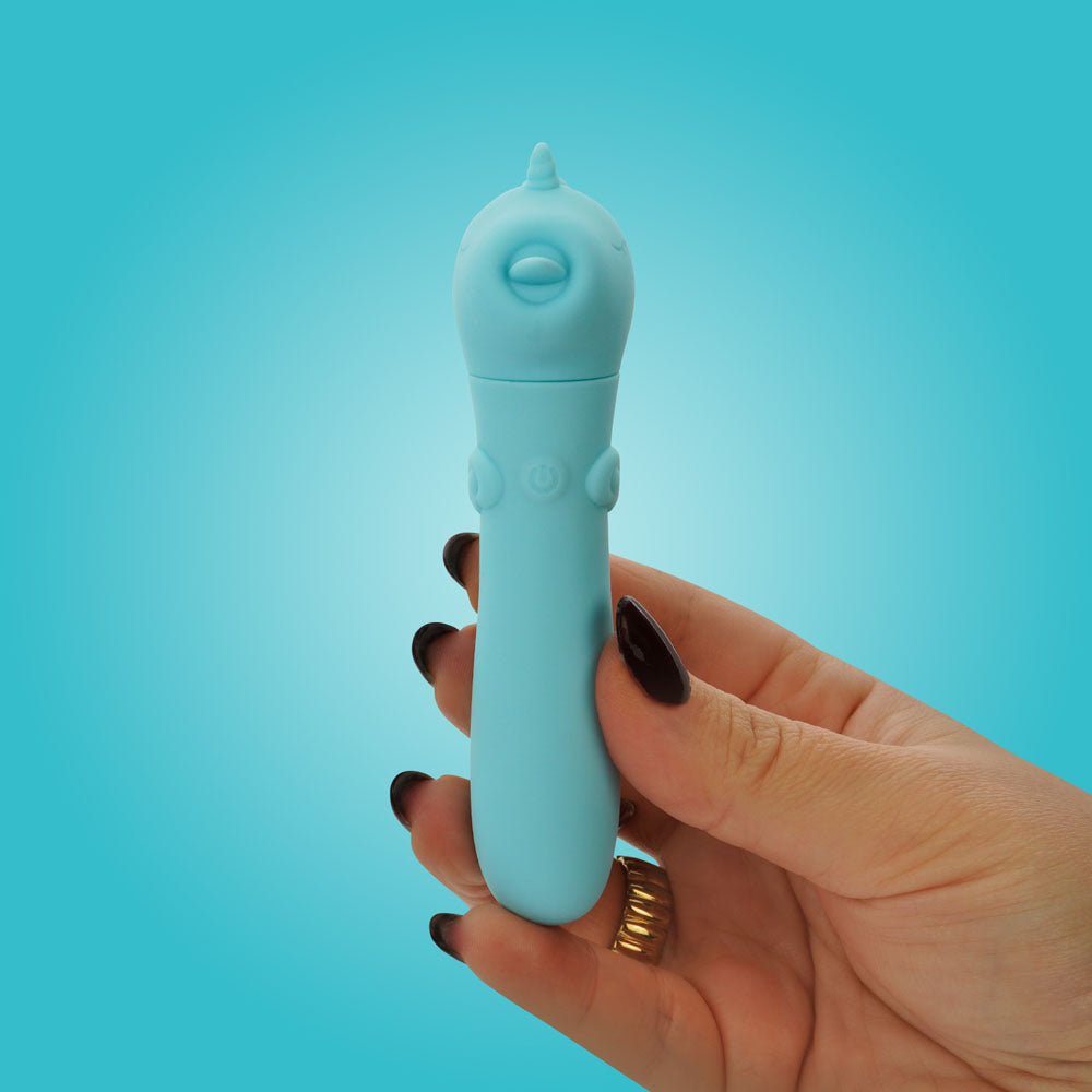 Unihorn - USB Bullet - Mount'n Peak - Teal USB Rechargeable Vibrating Bullet - silkandsin