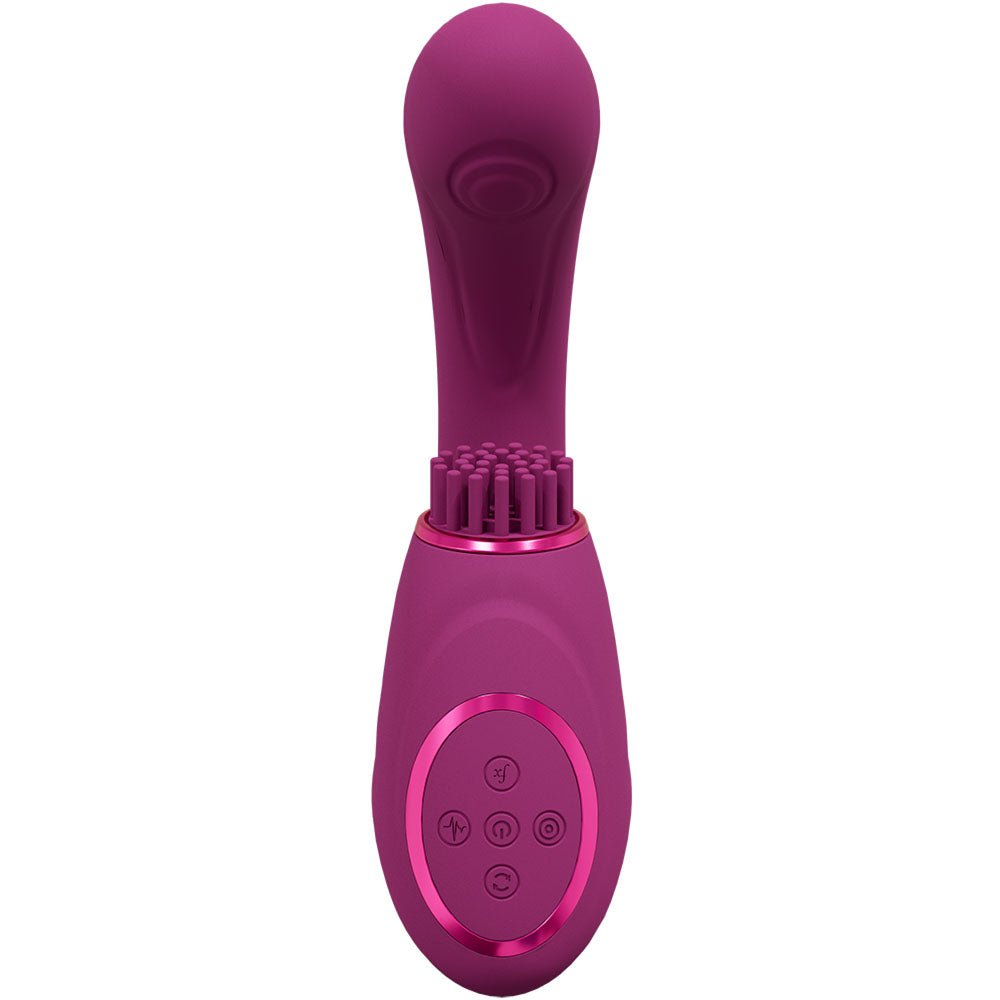 VIVE Gen - Pink - Pink USB Rechargeable Triple Motor Vibrator - silkandsin