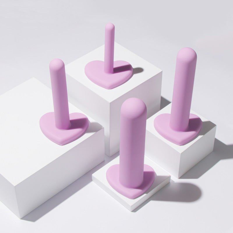 Wellness - Dilator Kit - Purple Vaginal Dilators - Set of 4 Sizes - Silk and Sin