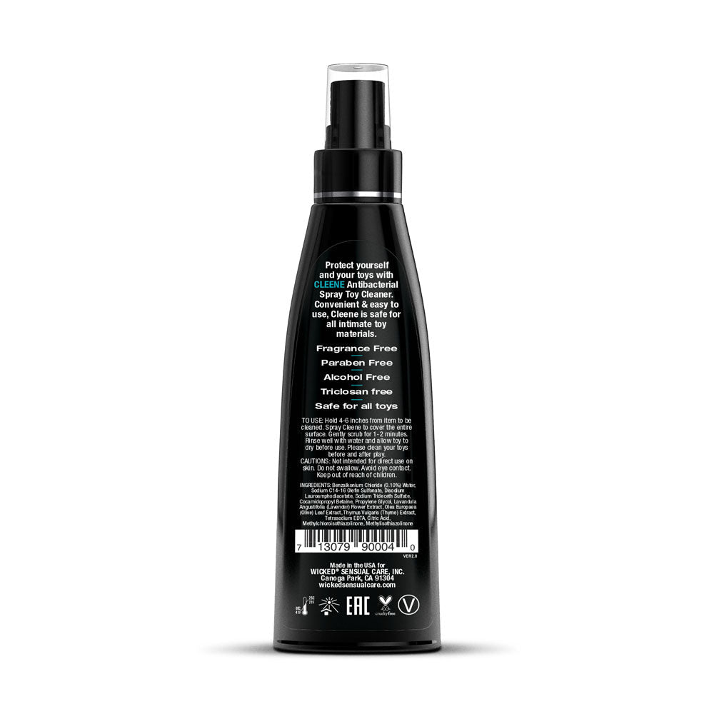 Wicked Cleene - Unscented Antibacterial Toy Cleaner - 120 ml Bottle - Silk and Sin