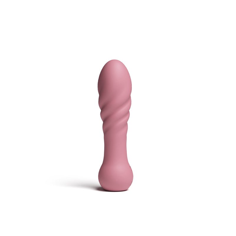 X & O's Love - Dusty Rose 10.7 cm USB Rechargeable Bullet - Silk and Sin
