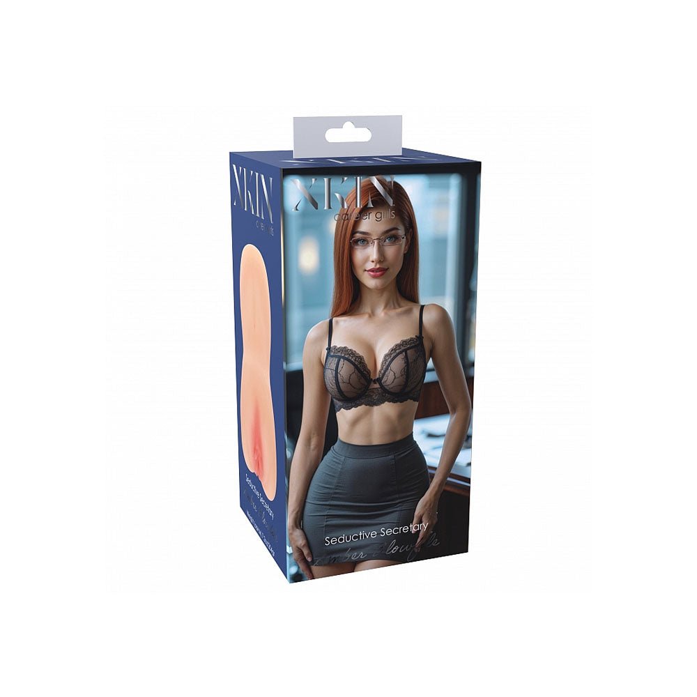 XKIN Career Girls - Amber Blowfile - Flesh 13.5 cm Vagina Stroker - silkandsin