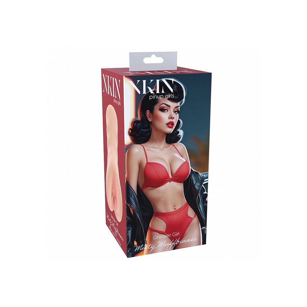 XKIN Pinup Girls - Misty Muffburner - Flesh 12 cm Vagina Stroker - silkandsin