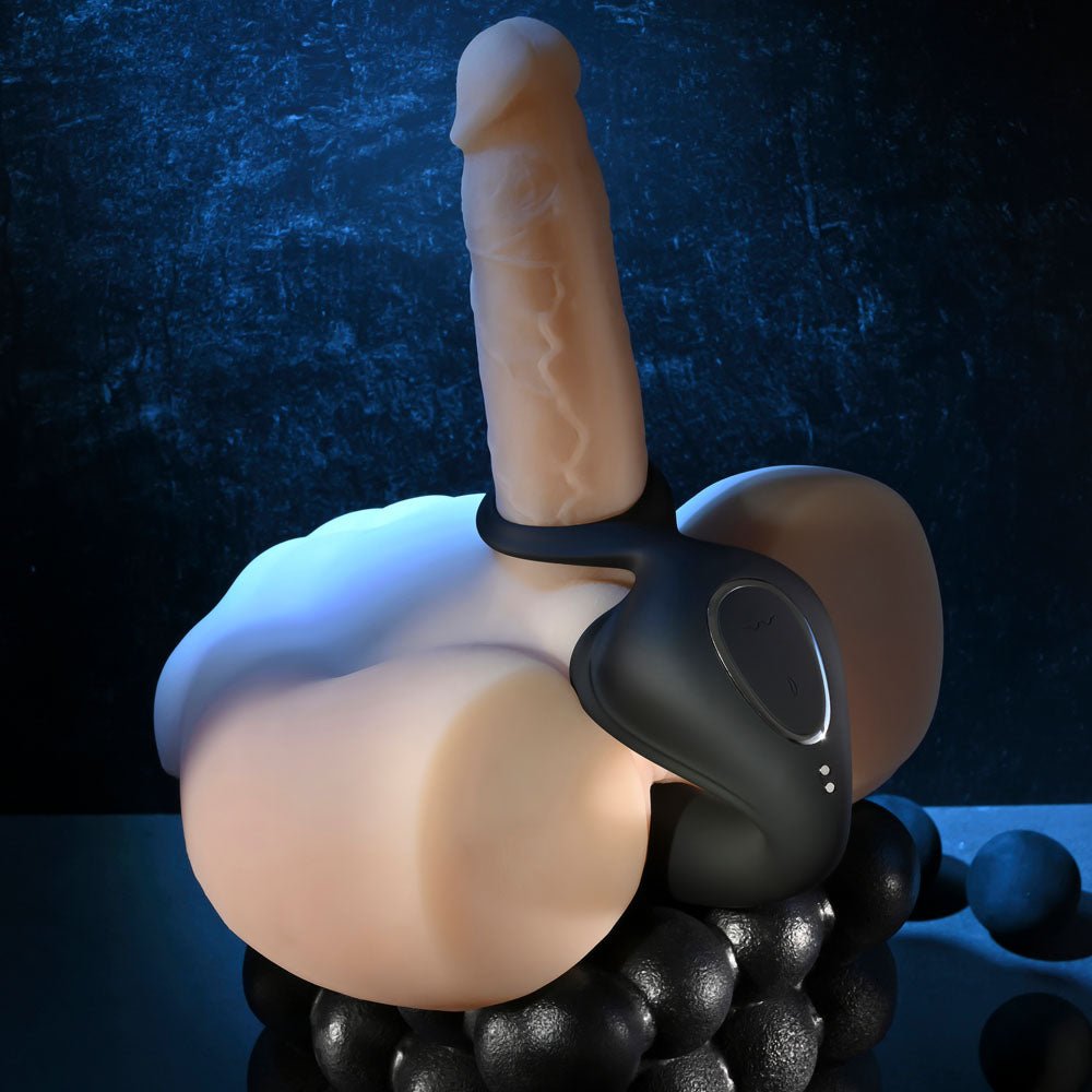 Zero Tolerance BALLIN OUT - Black USB Rechargeable Prostate Massager with Cock Ring and Wireless Remote - silkandsin
